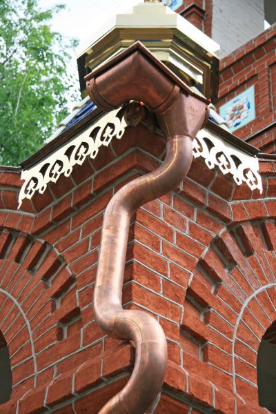 Church Downspout Installation in Frisco